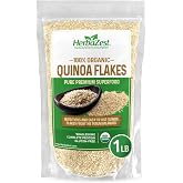 HerbaZest Quinoa Flakes, 1 lb &ndash; USDA Organic, Gluten-Free, Complete Protein