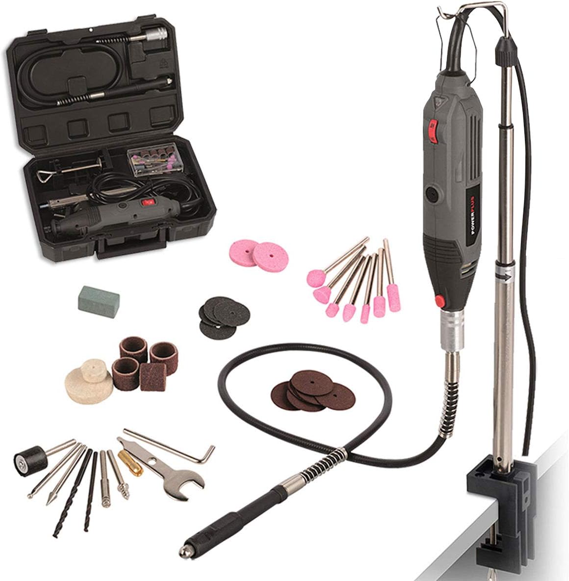 Powerplus 135w Rotary Multi Tool with Accessories POWE80060 Amazon.co