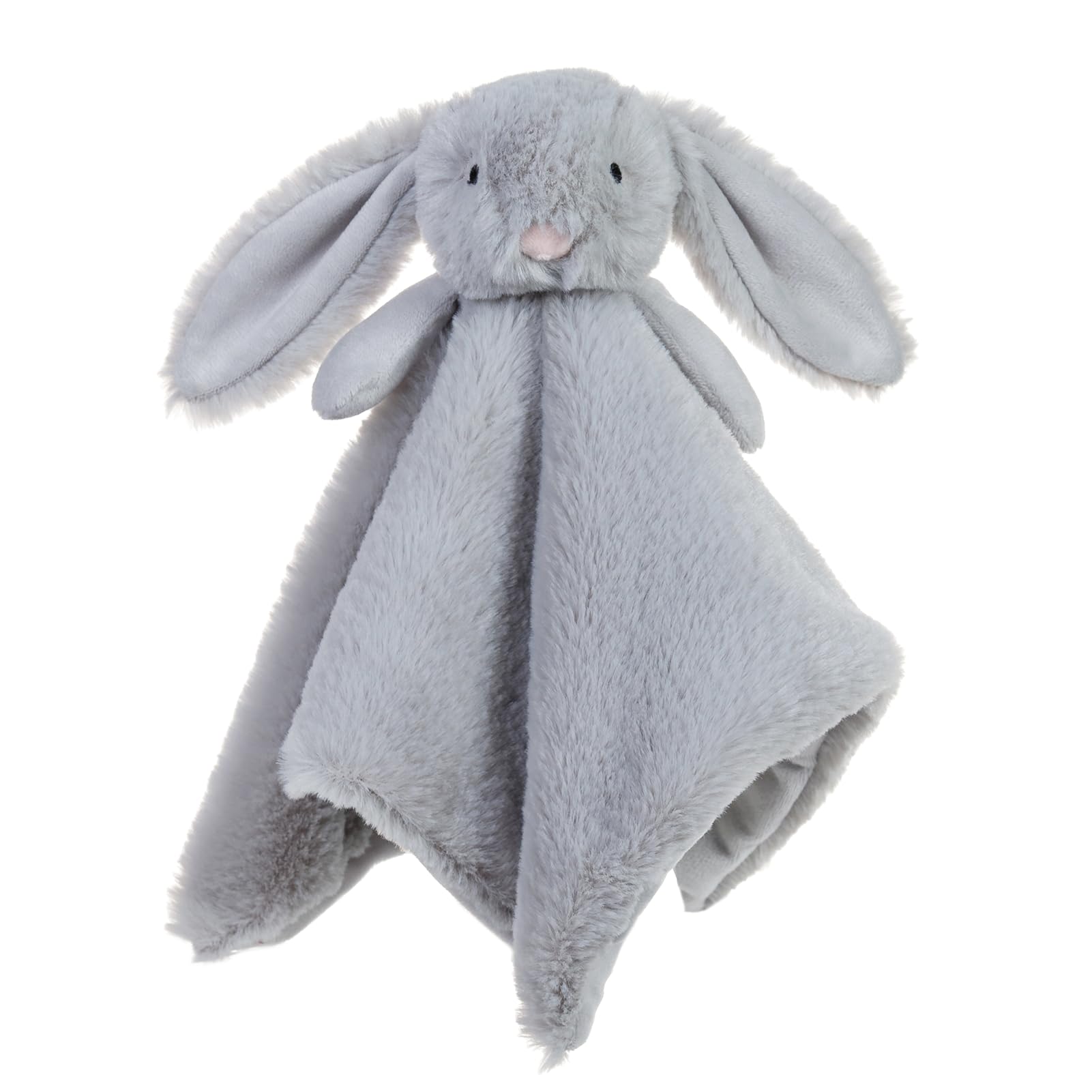 Photo 1 of Apricot Lamb Stuffed Animals Gray Bunny Rabbit Security Blanket Infant Nursery Character Blanket Luxury Snuggler Plush Baby Lovey(Grey Bunny)