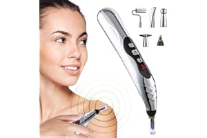 ATRILLY Acupuncture Pen, Electronic Pain Relief Therapy, Merídiān Energy Pulse Massage Pen, 5-in-1 USB Energy Pen, Pain Relief Tools, Gifts for Women & Men