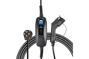 Lectron NEMA 14-50 Level 2 EV Charger - 15 ft Extension Cord & J1772 Cable - for J1772 EVs