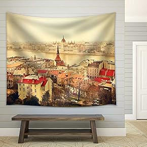 Green Forest Path - Fabric Wall Tapestry Home Decor - 51x60 inches