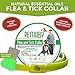 -New for 2018! Natural Flea and Tick Prevention Collar for Dogs. Effective Safe Pest Control Collar uses Essential Oils to repel pests for up to 6 months! Lavender Blend. Bonus Flea Comb for checkup