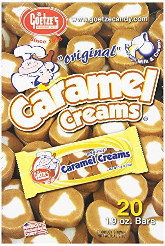 Goetze's Caramel Creams Candy Tray Pack, 1.9 Ounce (20 Count)