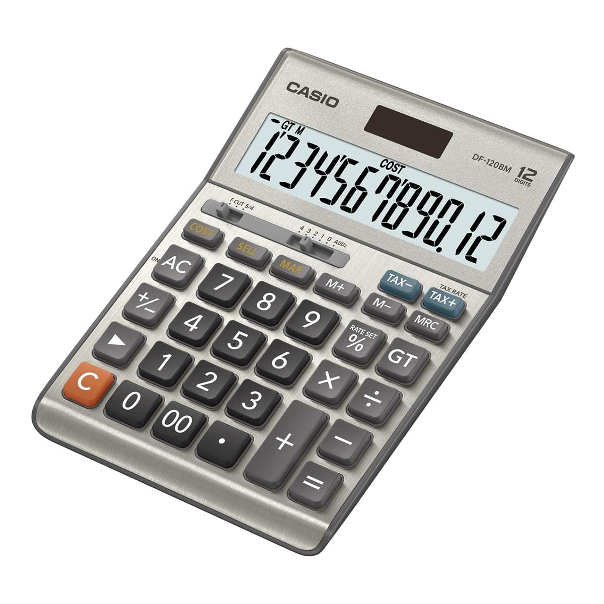 Casio Calculator df-120bm Grey