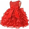 Jup'Elle Baby Girl Dresses Ruffle Lace Pageant Party Wedding Flower Girl Dress
