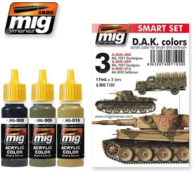 Ammo Afrika Korps Acrylic Smart Set, Multicolor, Large