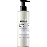 L'Oréal Professionnel Paris Metal Detox Pre-Shampoo Treatment - Strengthens, Refills Micro-Breaks and Protects Against Hard Water Metals, For Damaged and Color-Treated Hair