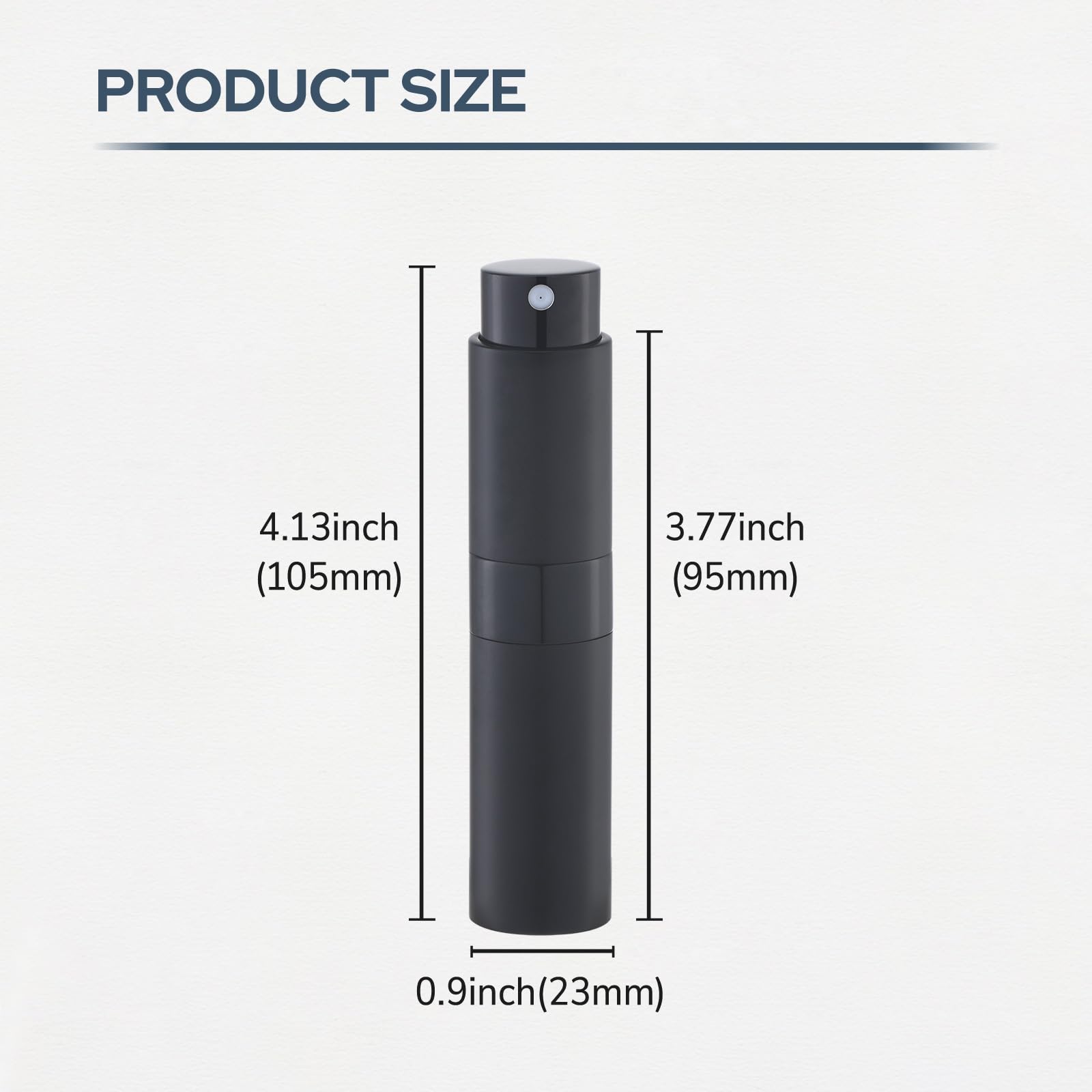 Perfume Atomizer Travel Bottle Refillable: Cologne Sprayer Portable for Men - Mini Spray Empty for Refill - 8ml Small Size Blue