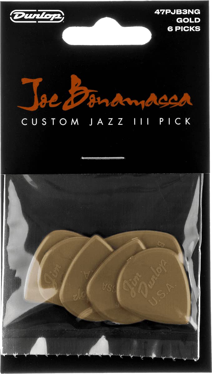 Jim Dunlop Joe Bonamassa Custom Jazz III pick, natural,ADU 47PJB3NG