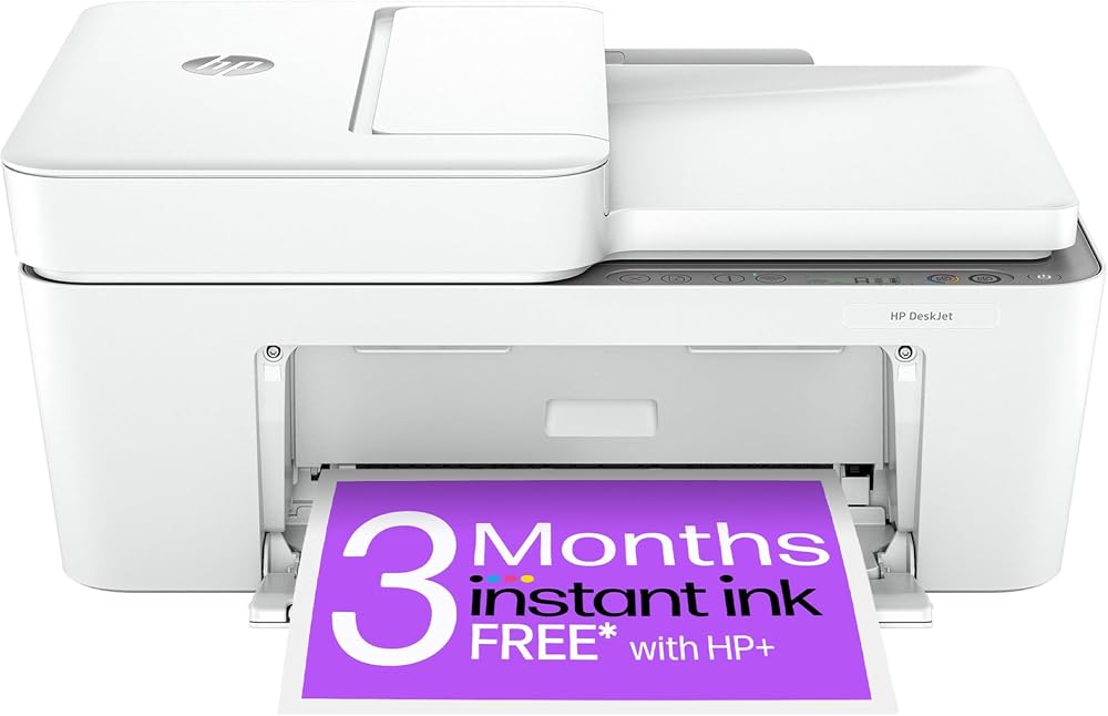 HP DeskJet 4220e All in One Printer Wireless Colour Print Scan Copy ADF Instant