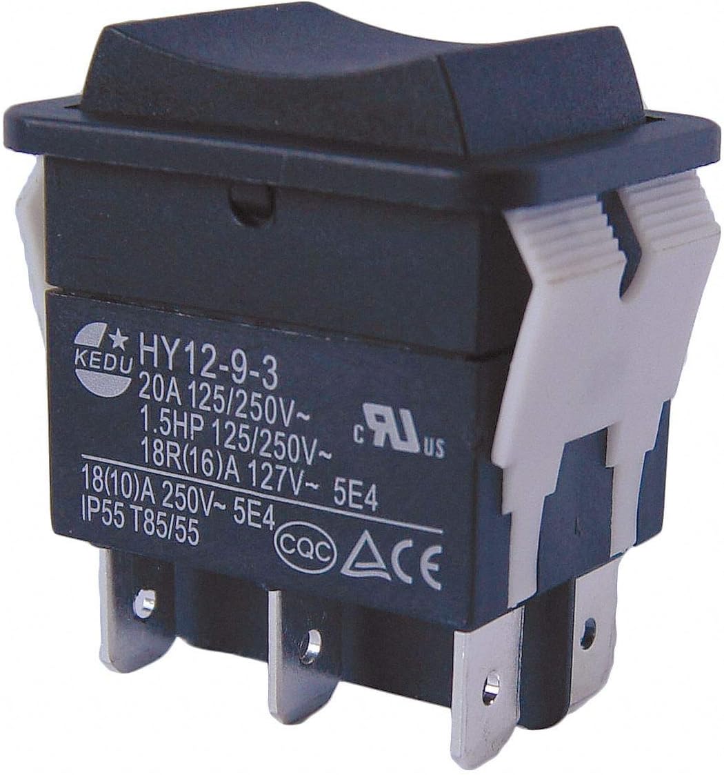 Rocker Switch, DPDT, 6 Connections