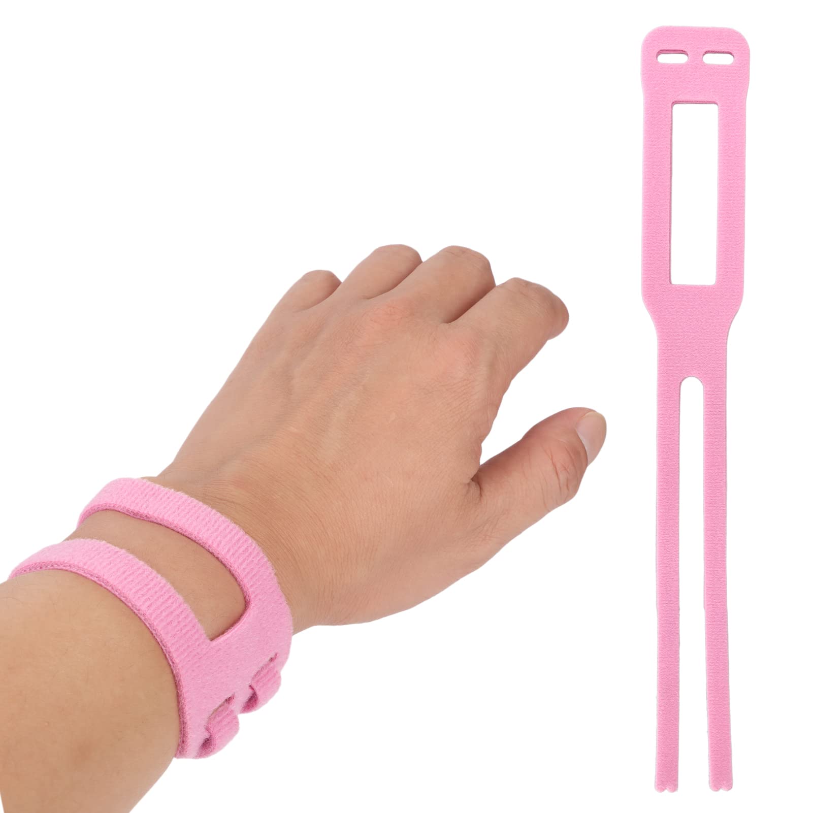 Wrist Brace for TFCC Tears, Breathable Thin Sport Wrist Brace for Left and Right, Adjustable Lightweight Wrist Straps Support for Weight Bearing Strain, Exercise, Yoga(Pink)