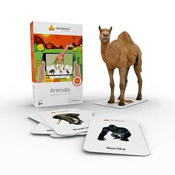 Cardskool Animals Augmented Reality Learning Flash Cards - iOS & Android (52 Animal Cards)