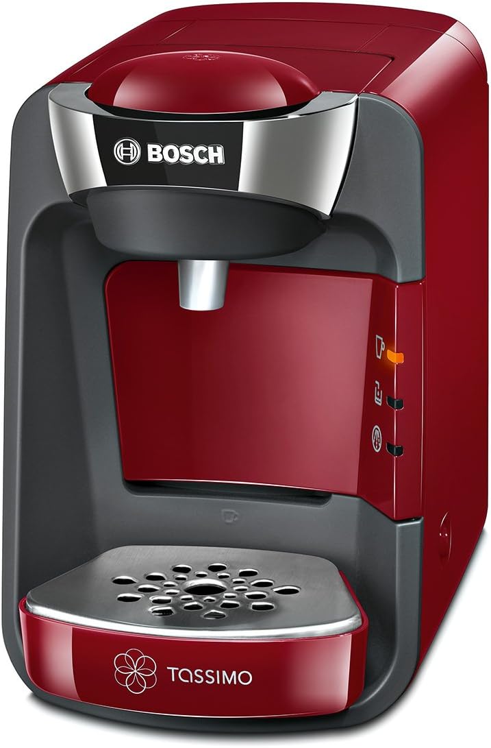 Kaffeematik - Kaffeepadmaschine kaufen, Bosch TAS3203 Tassimo Suny Kapselmaschine, 1300 W, rot/anthrazit
