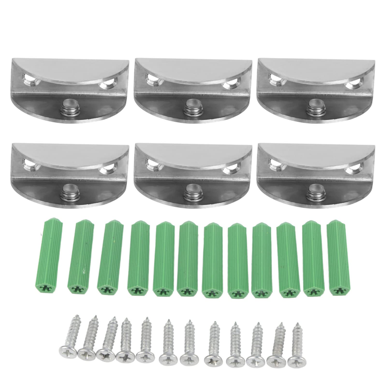 Alvinlite 6 Pcs Dusche Glas Klammer, Feste Panel Dusche Tür Clip Halter Halterung Halterung Für 12-14mm Dickes Glas Familie Hotel Verwenden