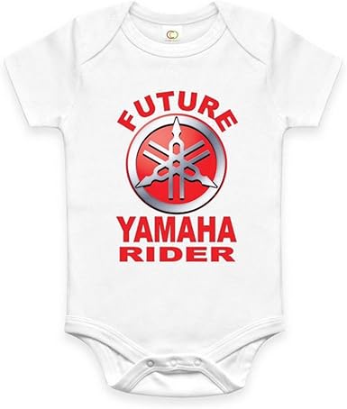 Amazon Com Rare New Future Yamaha Rider Driver Moto Baby Funny Bodysuit Onesie Romper Clothing