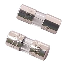 XFFCSEC Micro Fuse 20PCS 2.5A 2.5 amp 125 Volt Fuse