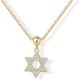 PAVOI 14K Gold Plated Dainty Necklace with Charms - Adjustable Chain Gold Charm Necklace for Women - Small Motif Removable Pendants - Cute Evil Eye, Flower, Cornicello, Sports, Religious Jewelry Gifts