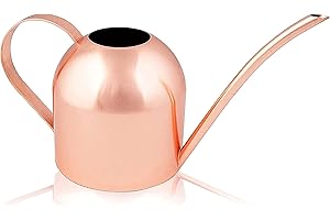 Homarden Copper Watering Can Indoor - 30 oz Garden Watering Can with Long Spout for Indoor Plants - Rust-Resistant, Compact Small Watering Can for Precise Watering - Stylish Design for Home