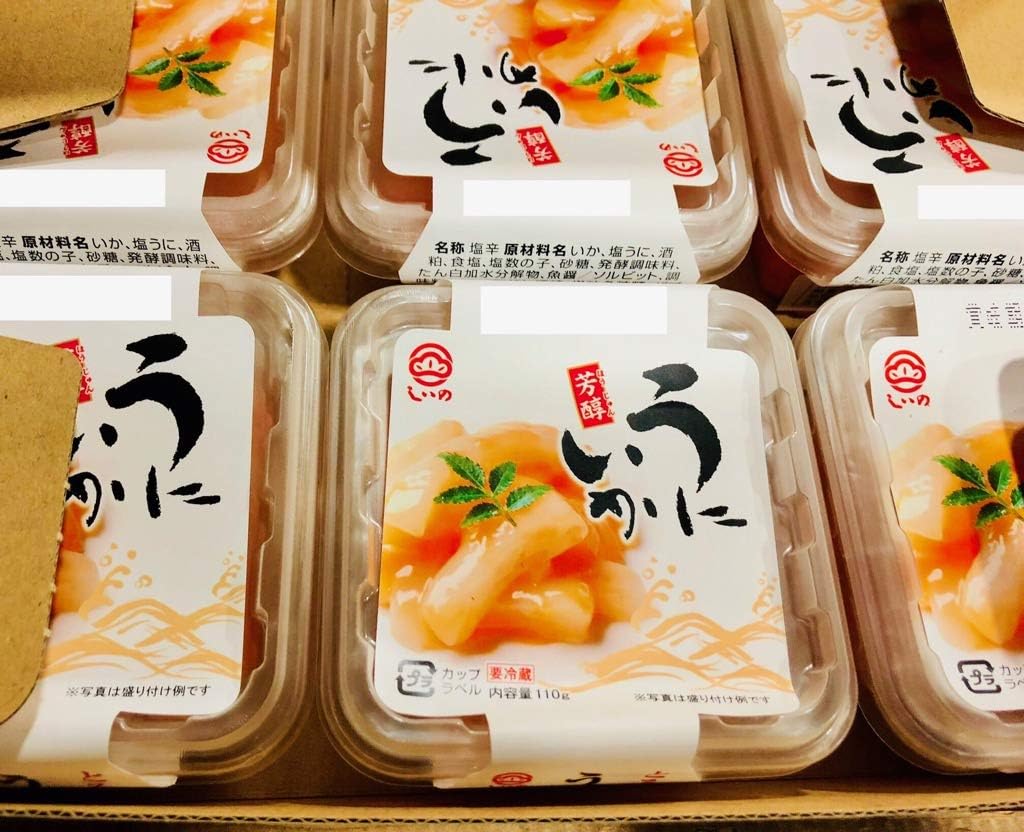 Amazon うにいか 1パック110g 6 酒の肴に最適 小田原しの食品 冷蔵便 うまいもの市場 ウニ 通販