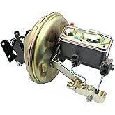 BST BSSP for 1967-1972 Chevy C10 Suburban Pickup Truck 11"Power Brake Booster Kit with 1-1/8" Bore Master Cylinder for Disc D