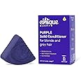 Ethique Purple Conditioner Bar for toning brassy hair - Plastic-Free, Cruelty-Free, Vegan, 2.12 oz - Formerly Tone it Down