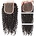 Longqi Beauty Unprocessed Brazilian Curly Virgin Human Hair Weave 3 Bundles with 1 piece Free Part Lace Top Closure 100% Human Hair