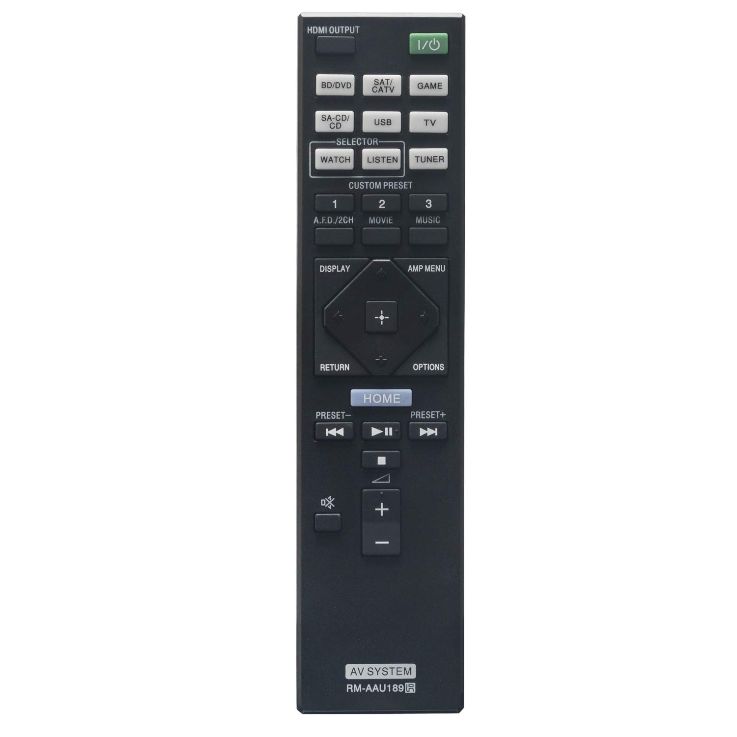 VINABTY RM-AAU189 Remote Control replacement fit for Sony AV system STR-DN1050 STR-DN850 STR-DN1005D STR-DB850