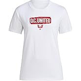 adidas Womens D.c. United MLS Short Sleeve T-Shirt
