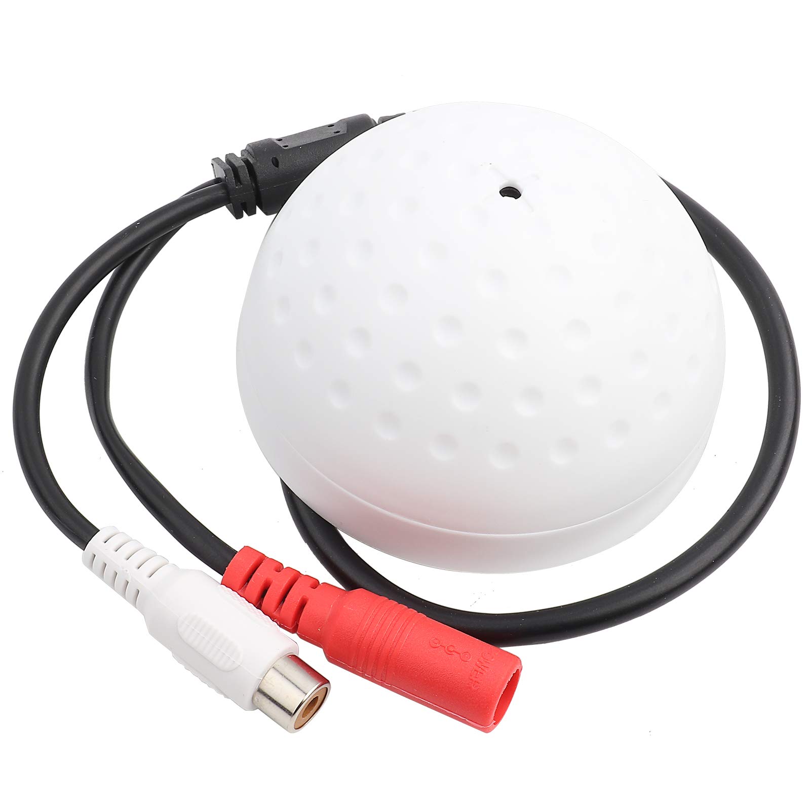 CCTV Microphone, 100m Wide Range HiFi Pickup Audio Mic High Sensitive CCTV Surveillance Microphone Kit for CCTV Outdoor Security System