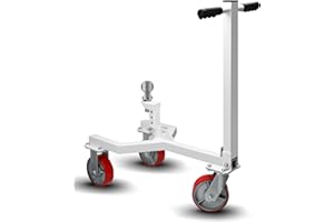 Krysolad Trailer Dolly, 3500 lb Tongue Weight Trailer Mover, Angle Adjustable, Suitable for RV Boat Motorcycle Jet Ski