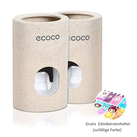Shinehome Automatischer Zahnpastaspender Sowohl Für Erwachsene Als Auch Kinder (2pack)
