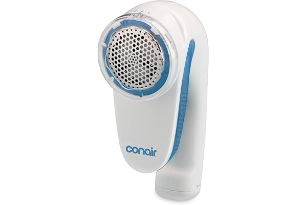 Conair Fabric Shaver - Fuzz Remover, Lint Remover, Battery Operated Fabric Shaver, Compact travel friendly, Remove Pilling, W