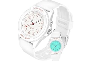 PROKING Waterproof Nurse Watch for Medical Professionals Students Women Men, Night Light, 12/24 Hour Military Time Easy to Read Dial, Second Hand Watch for Nursing Day Gifts
