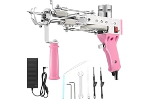 FancyBant Tufting Gun Starter Kit, Rug Maker Machine for Beginners, 2 in 1 Cut and Loop Pile Rug Tufting Gun, Speed Adjustment Carprt Making Kit
