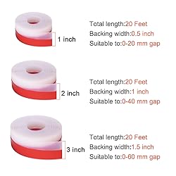 TORRAMI Silicone Weather Stripping 1 inch width 20