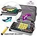 lekors - 8 Vacuum Storage Bags for Clothes - 4 Jumbo Space Bags and 4 Large Vacuum Seal Bags for Clothing - up to 80 Percent Compression - with Travel Hand Pump