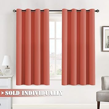 Amazon Com Flamingo P Coral Blackout Curtains For Girls Room