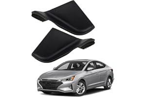 BAYYEE Front LH+RH Cowl Extension Trim Windshield Wiper side Corner Panel Fender Cover for Hyundai Elantra Sedan 2017 2018 2019 2020