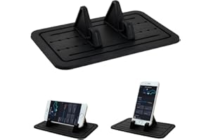 Universal Silicone Phone Holder for Car Dashboard – Non-Slip Car Phone Holder, Adjustable Width Mount for All Smartphones, GP