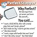 iPrimio - Non Stick Coated - Deep Sifter Shovel - Designed by Cat Owners - Cat Litter Scooper, Kitty Litter Scoop, Deep Cat Poop Shovel - Super Solid Handle - Does Not Include Wall Hanger (Patented)