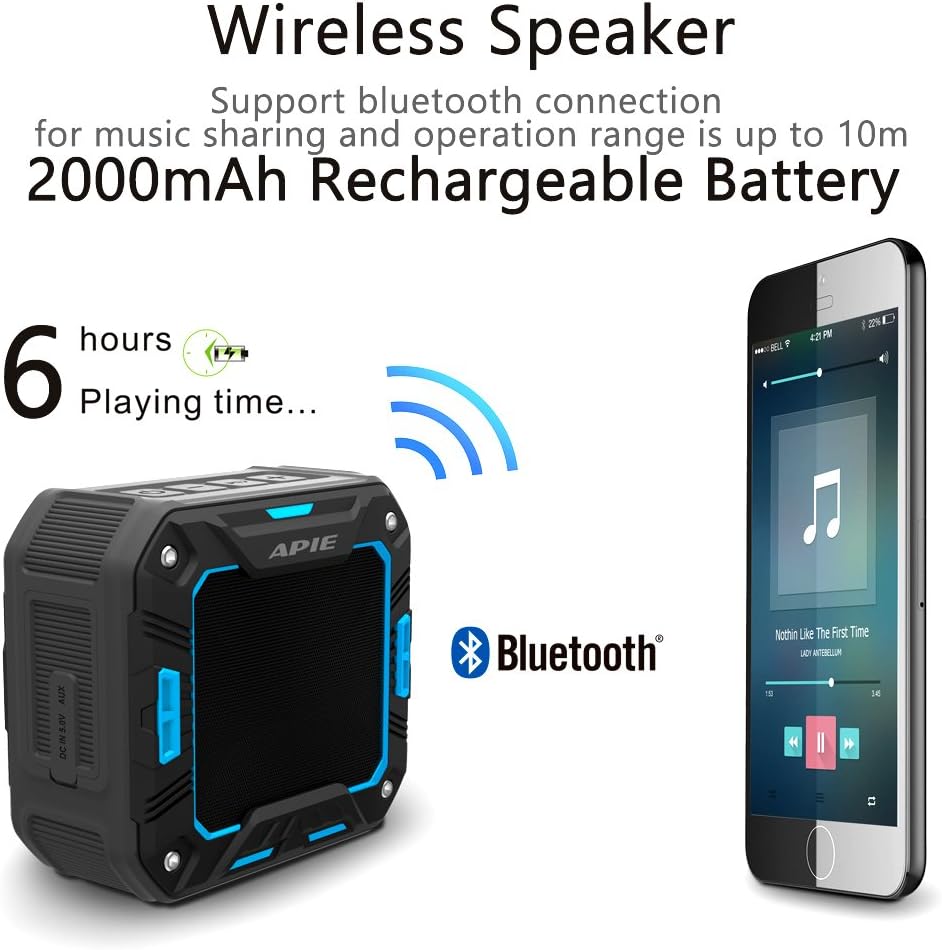 apie waterproof speaker