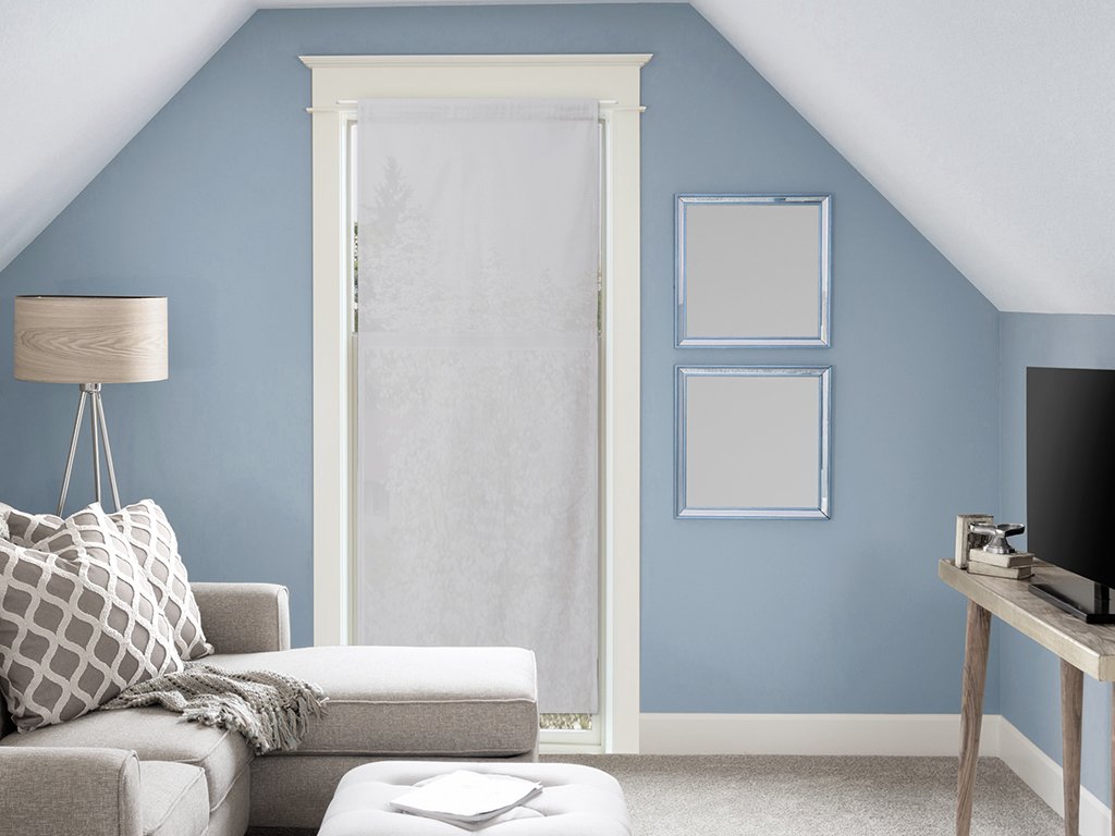 Soleil d'ocre Panama Cotton Door Window Voile 70 x 200 cm Panama Grey Cotton