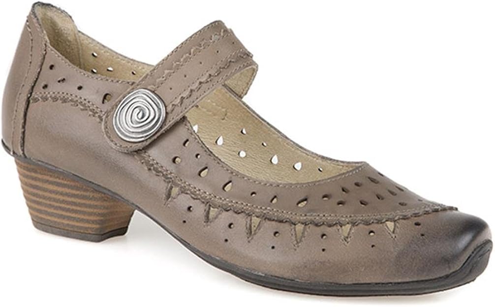 Pavers Leather Mary Jane with Cut Outs 305 181 Taupe Size 9 Amazon