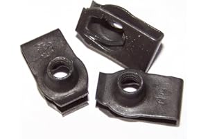 AU-VE-CO Auveco # 12669 Extruded U-Nut M6-1.0 Screw Size. Qty 25.