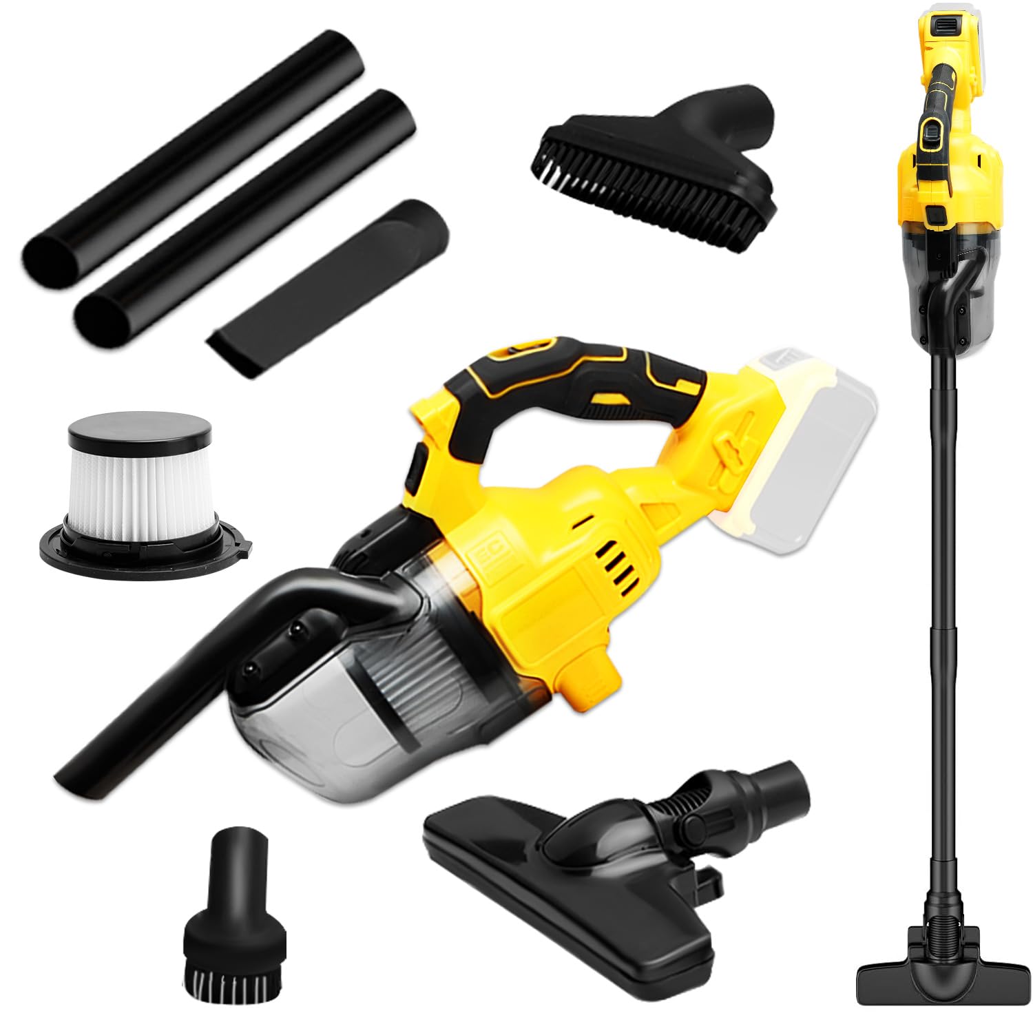 Photo 1 of DogChrymion Cordless Handheld Vacuum Cleaner CVC010B, 31000 RPM, Stick Vacuum with Filtration HEPA for Vehicles, Workshop and Home Cleanning, No Battery or Charger Included (Bare Tool)