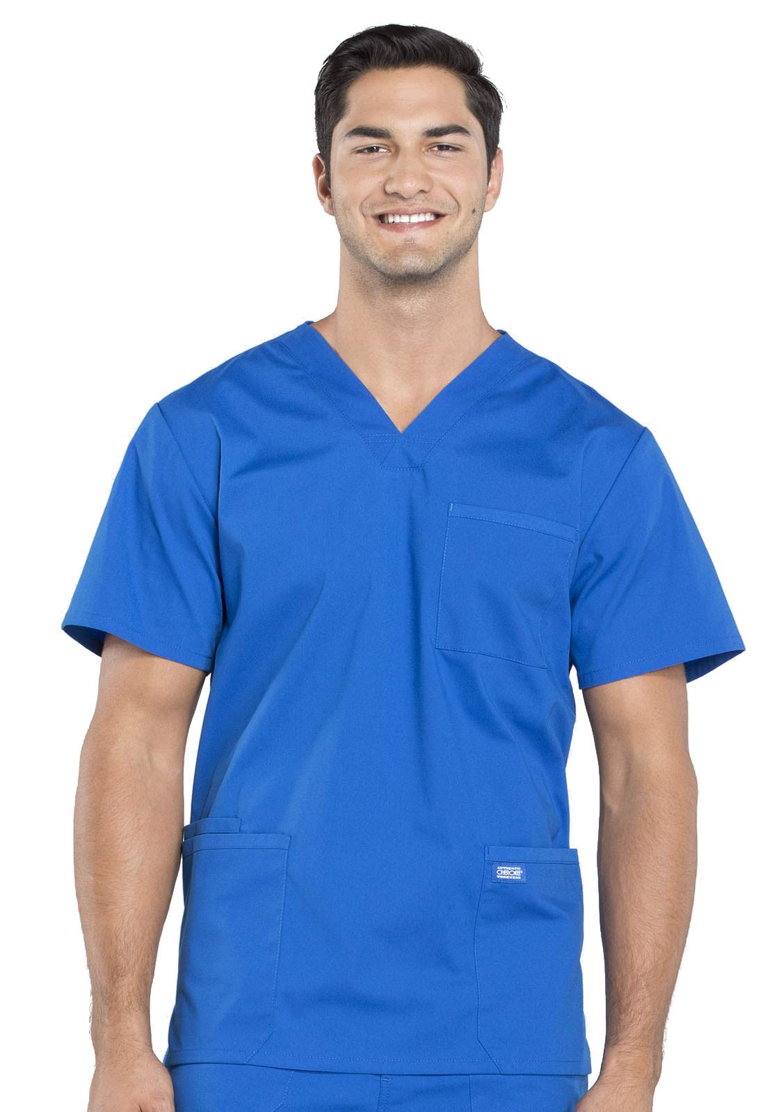 Workwear Professionals Men Scrubs Top V-Neck WW695