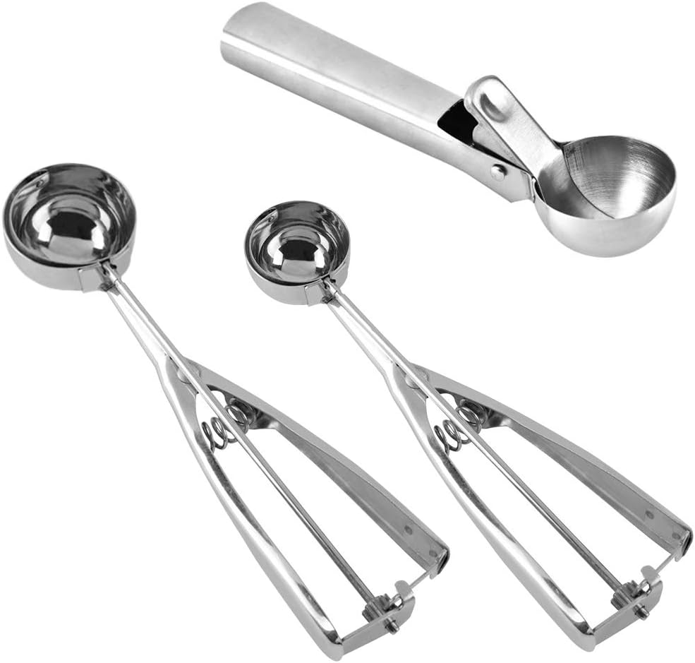 FineGood 3 Pcs Ice Cream Scoop Set, Stainless Steel Amazon.co.uk