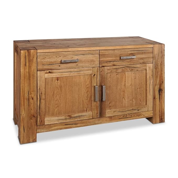 Mein Möbel Massivholz Eiche Braun